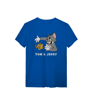 Nome do produto Camiseta Tom & Jerry com texto – Linha Quality