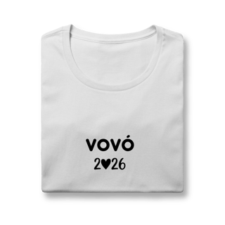 Nome do produto Camiseta “Vovó 2026” – Baby Look Quality 100% Algodão | Chamegu