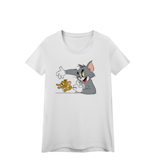 Nome do produto Baby Look Tom & Jerry – Linha Quality