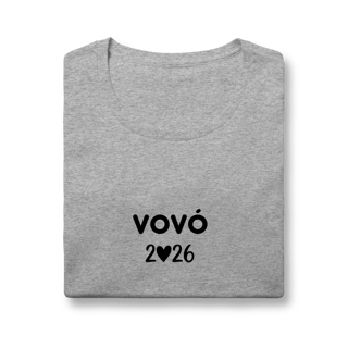 Nome do produto Camiseta “Vovó 2026” – Baby Look Quality 100% Algodão | Chamegu