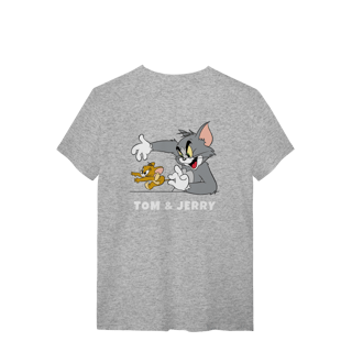 Nome do produto Camiseta Tom & Jerry com texto – Linha Quality