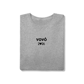 Nome do produto Camiseta “Vovô 2026” – T-Shirt Quality 100% Algodão | Chamegu