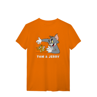 Nome do produto Camiseta Tom & Jerry com texto – Linha Quality