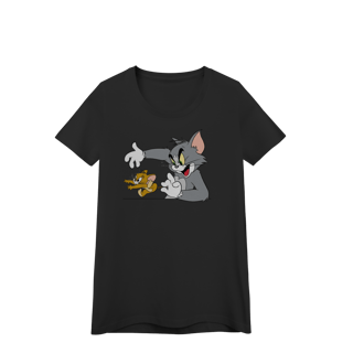 Nome do produto Baby Look Tom & Jerry – Linha Quality