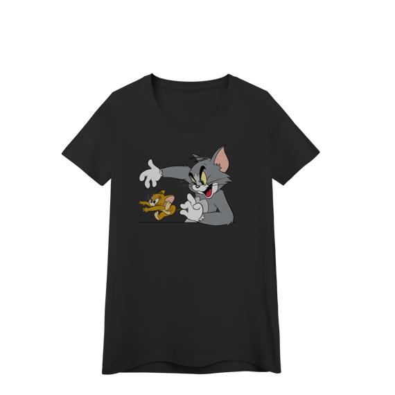 Baby Look Tom & Jerry – Linha Quality