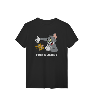 Nome do produto Camiseta Tom & Jerry com texto – Linha Quality