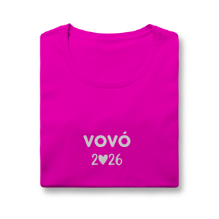 Nome do produto Camiseta “Vovó 2026” – Baby Look Quality 100% Algodão | Chamegu