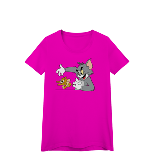 Nome do produto Baby Look Tom & Jerry – Linha Quality