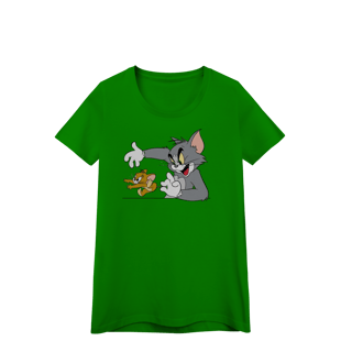 Nome do produto Baby Look Tom & Jerry – Linha Quality