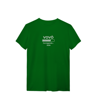 Nome do produto Camiseta “Vovô Carregando 2026” – T-Shirt Quality 100% Algodão | Chamegu