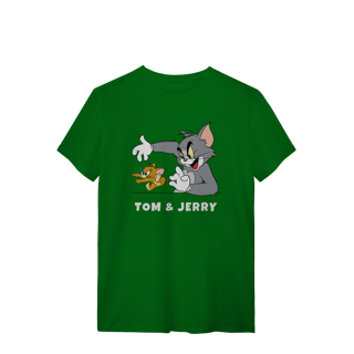 Nome do produto Camiseta Tom & Jerry com texto – Linha Quality