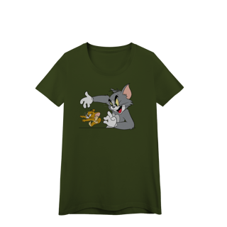 Nome do produto Baby Look Tom & Jerry – Linha Quality