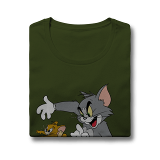 Nome do produto Baby Look Tom & Jerry – Linha Quality