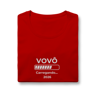 Nome do produto Camiseta “Vovó carregando 2026” – Baby Look Quality 100% Algodão | Chamegu