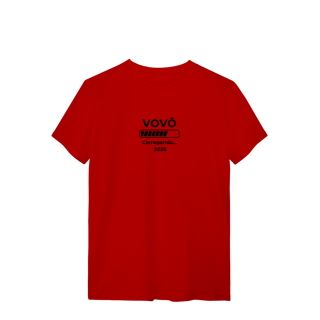 Nome do produto Camiseta “Vovô Carregando 2026” – T-Shirt Quality 100% Algodão | Chamegu