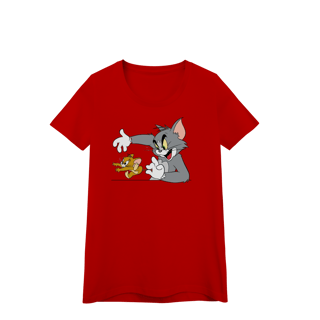 Nome do produto Baby Look Tom & Jerry – Linha Quality