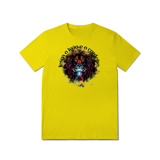 Nome do produto Camiseta Quality-Leão e o Cordeiro