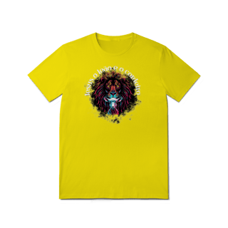 Nome do produto Camiseta Quality-Leão e o Cordeiro Letra Branca