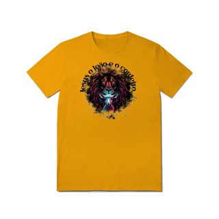 Nome do produto Camiseta Quality-Leão e o Cordeiro