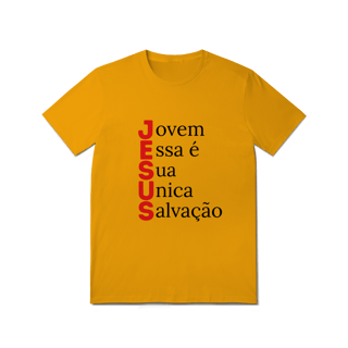 Nome do produto Camiseta Quality-Jesus única salvação 
