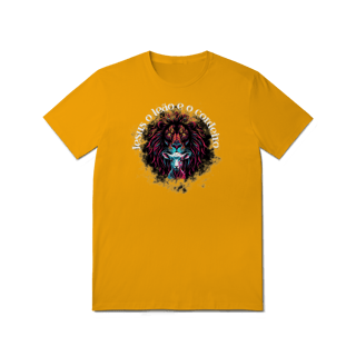 Nome do produto Camiseta Quality-Leão e o Cordeiro Letra Branca