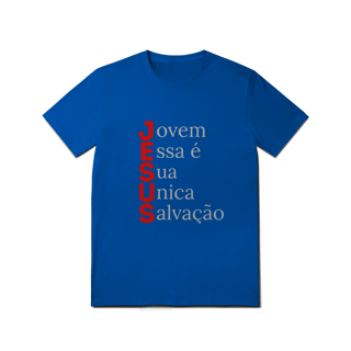 Nome do produto Camiseta Quality-Jesus única salvação