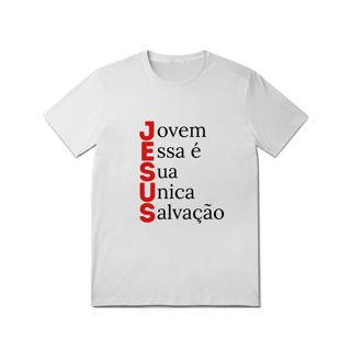 Nome do produto Camiseta Quality-Jesus única salvação 