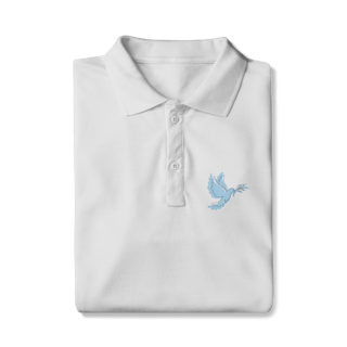 Nome do produto camiseta polo prime- logo pombo do espirito