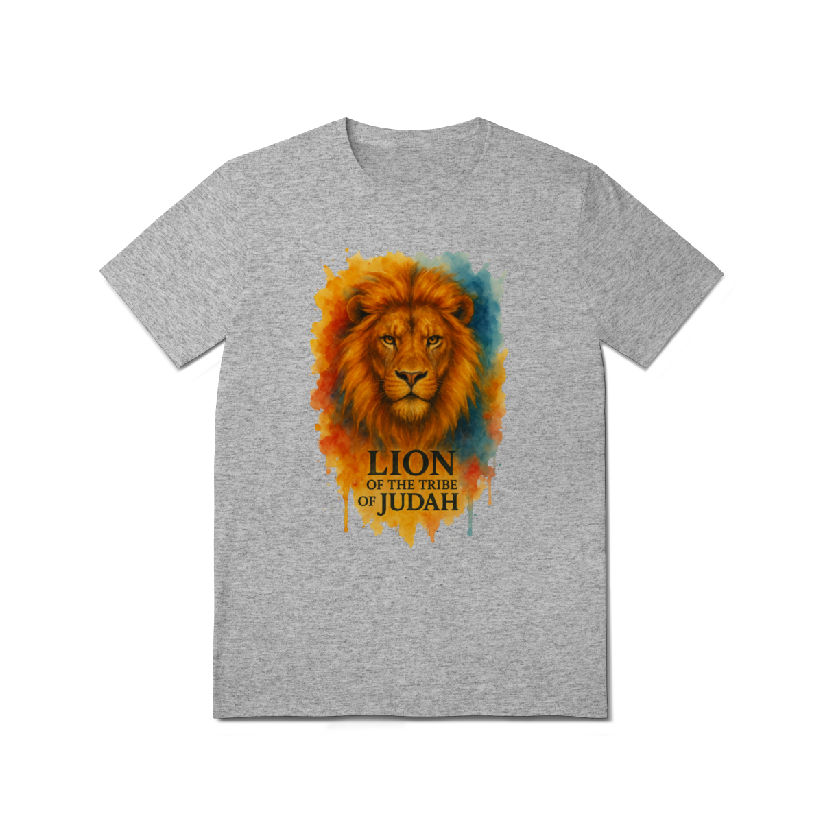Camiseta Quality-Leão da tribo e juda