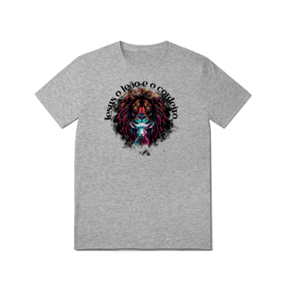 Nome do produto Camiseta Quality-Leão e o Cordeiro