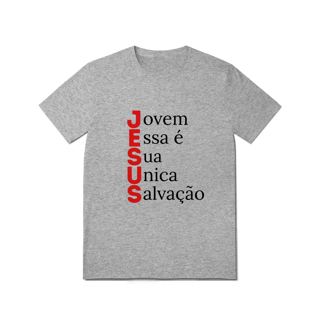 Nome do produto Camiseta Quality-Jesus única salvação 