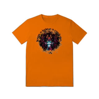 Nome do produto Camiseta Quality-Leão e o Cordeiro