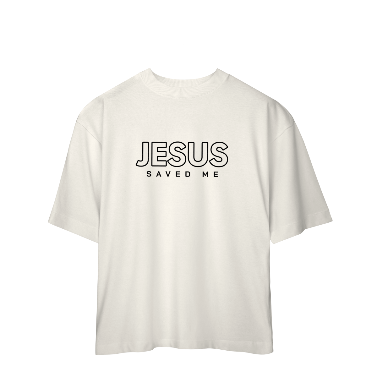 Nome do produto: Camiseta Oversized- Jesus saved me