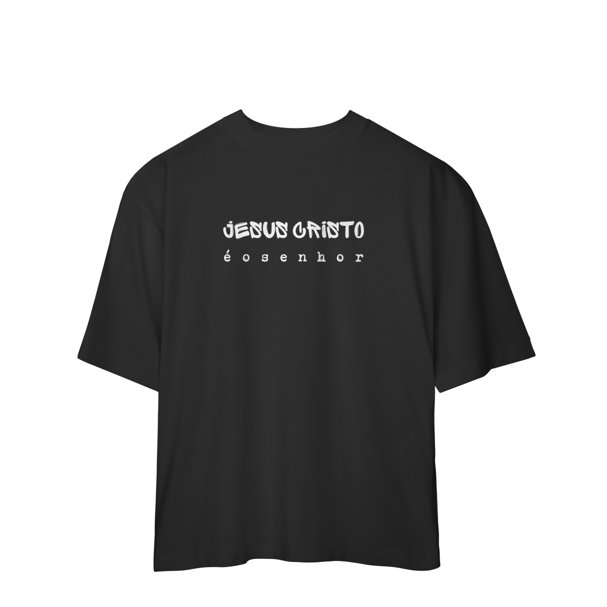 Nome do produto: camisetas oversized-Jesus Cristo é o senhor