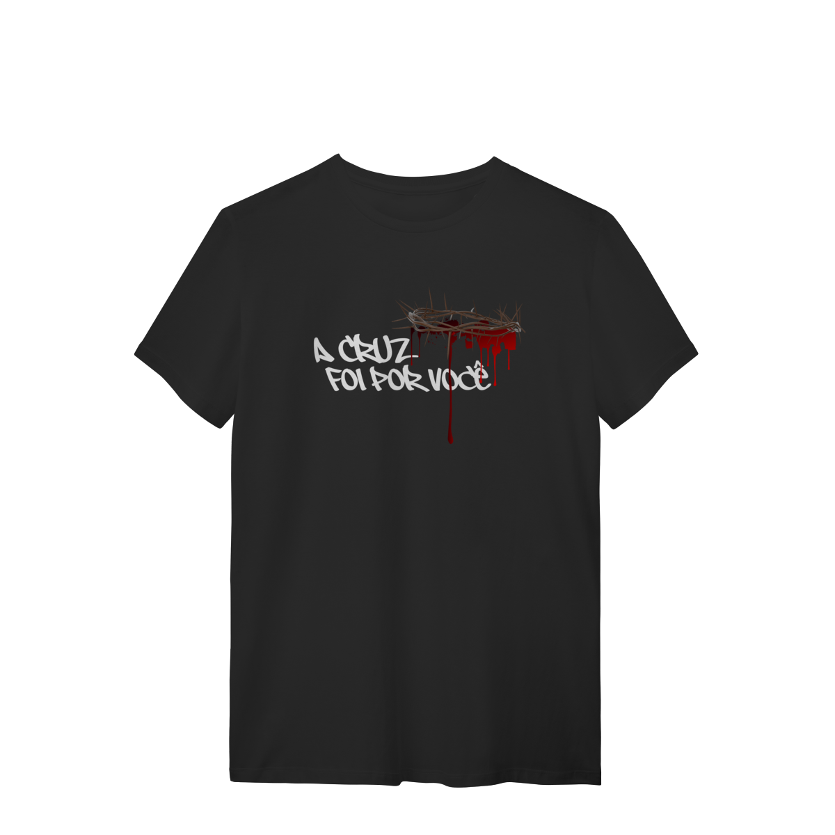 Nome do produto: Camiseta Quality- a cruz foi por você