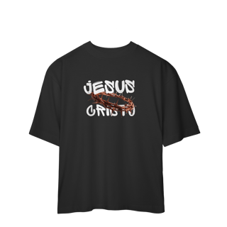 Nome do produto Camisetas Oversized-Jesus Cristo coroa