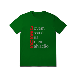 Camiseta Quality-Jesus única salvação