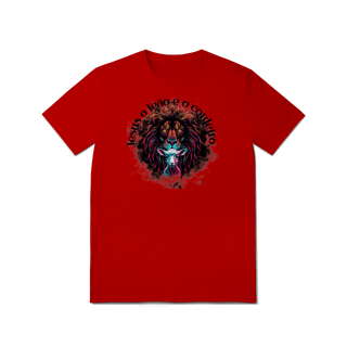 Nome do produto Camiseta Quality-Leão e o Cordeiro