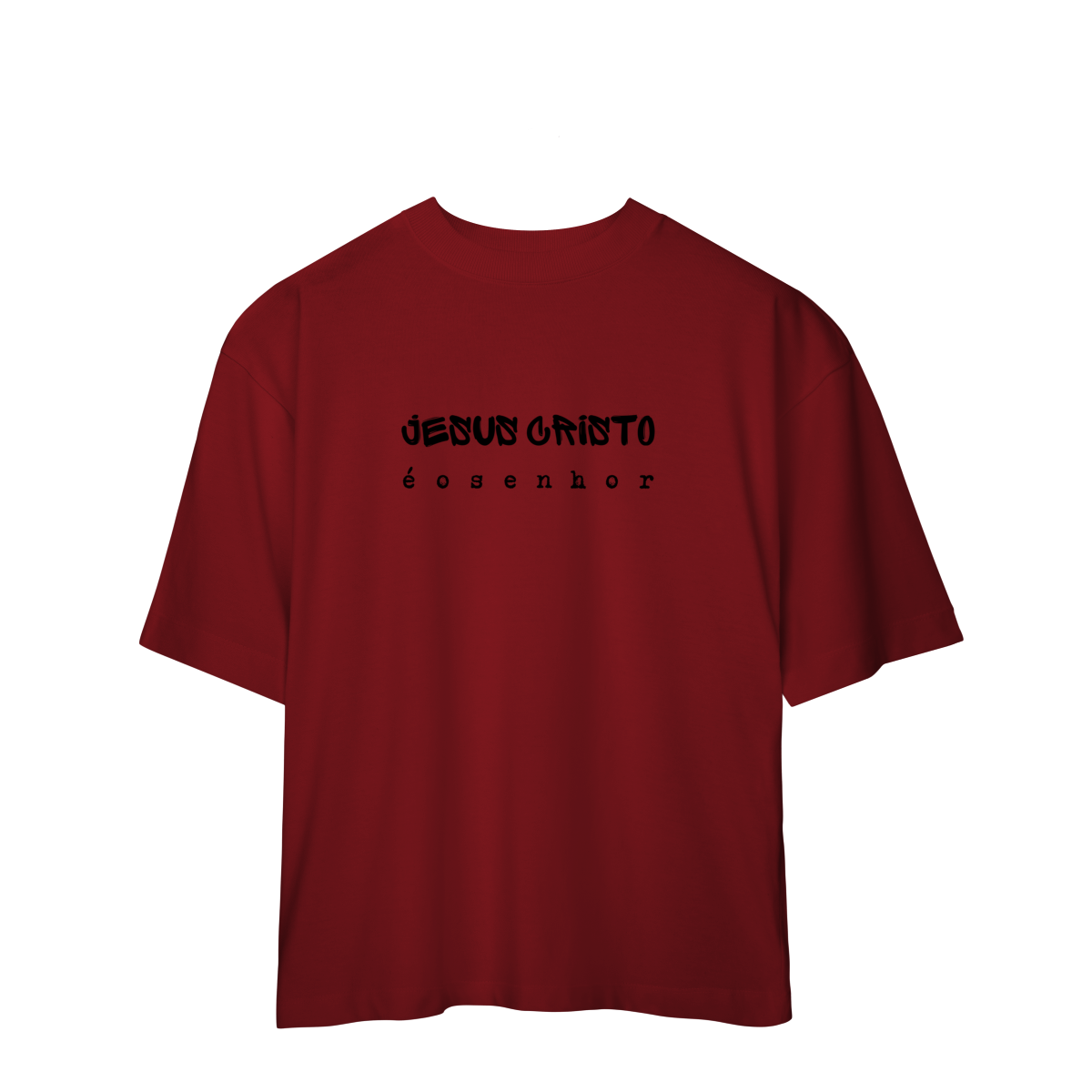 Nome do produto: Camisetas Oversized-jJesus Cristo é o senhor 