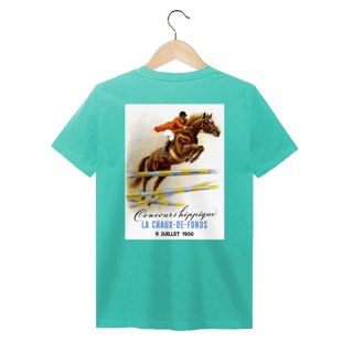 Nome do produto T-Shirt Estonada - Concours Hippique La Chaux-de-Fonds 1950