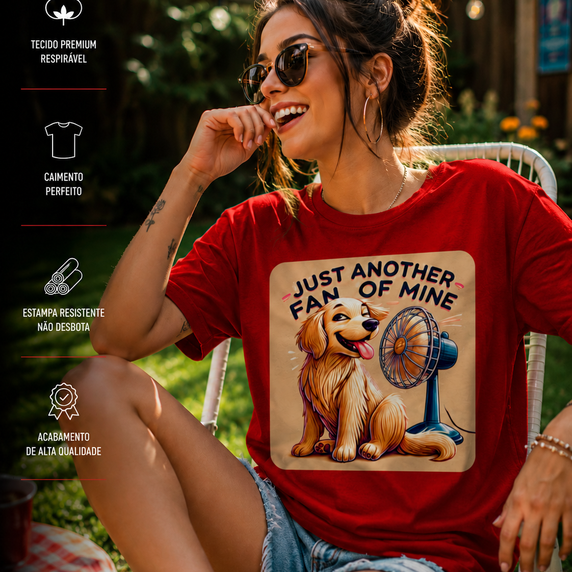 ANOTHER FAN PLUS! Camiseta plus size