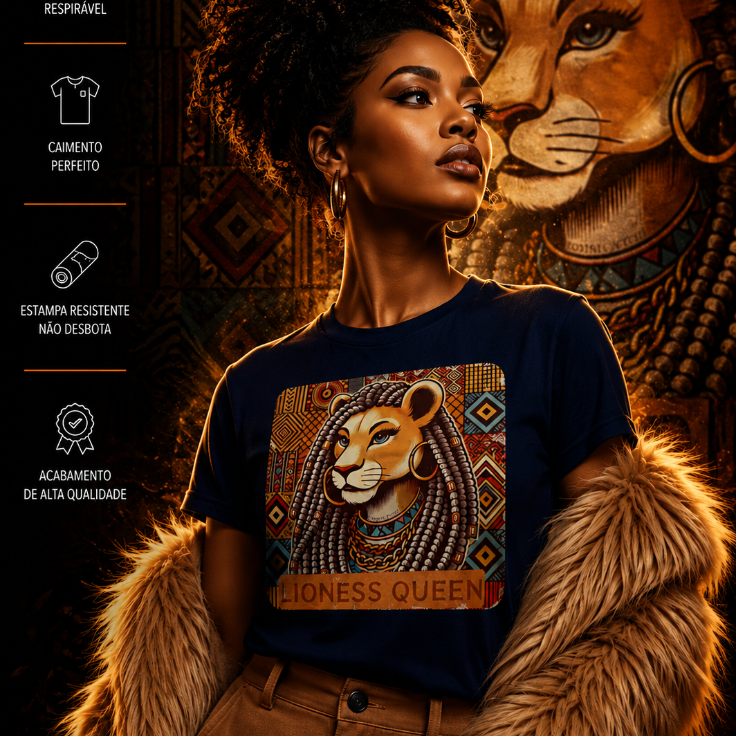 LIONESS QUEEN PLUS! Camiseta plus size