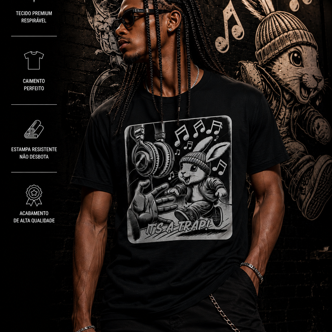 TRAP PLUS! Camiseta plus size