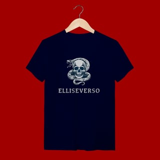 Nome do produto T- SHIRT QUALITY ELLISEVERSO -  COBRA CAVEIRA