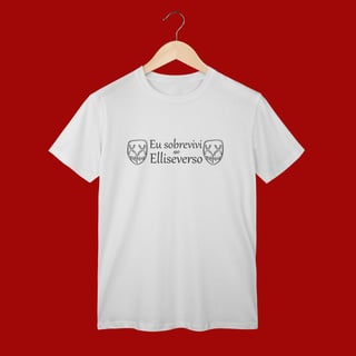 Nome do produto T - SHIRT CLASSIC EU SOBREVIVI AO ELLISEVERSO