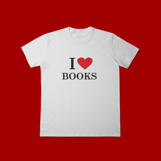 Nome do produto T-SHIRT CLASSIC I LOVE BOOKS