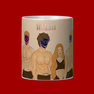 Nome do produto CANECA SOMBRIOS - PERSONAGENS