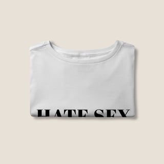 Nome do produto CROPPED - HATE SEX
