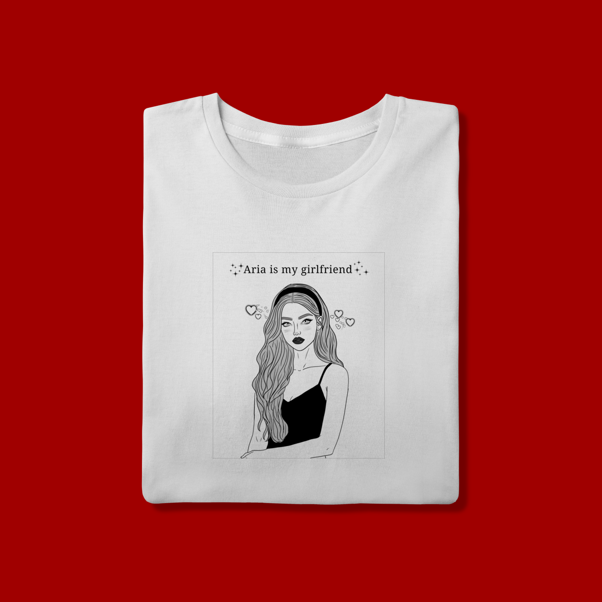 Nome do produto: CAMISETA - ARIA IS MY GIRL FRIEND