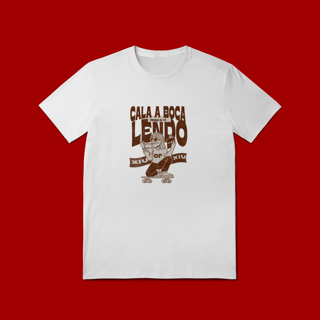 Nome do produto T-SHIRT CALA A BOCA QUE EU ESTOU LENDO